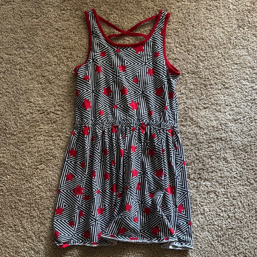 💜 3 for $10 Gymboree Red and Blue Sundress Sleeveless Scoop Neck